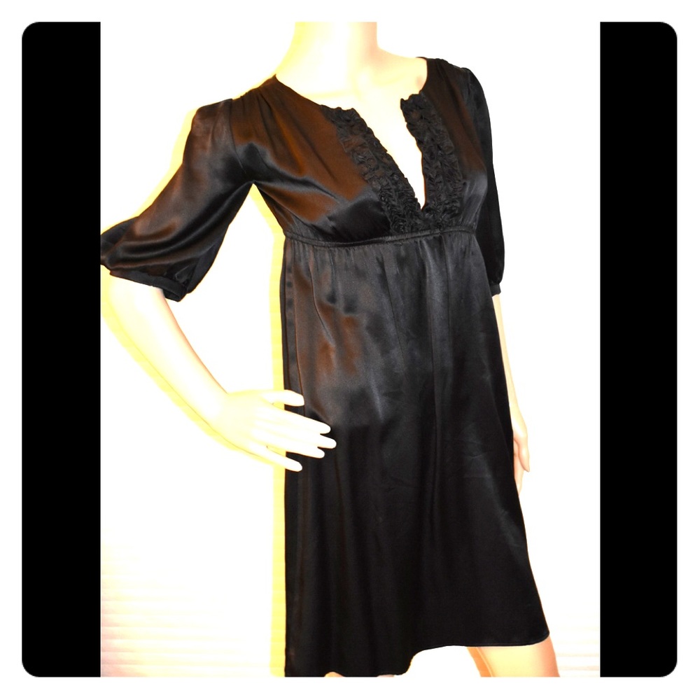 Amanda Uprichard short sleeve silk dress